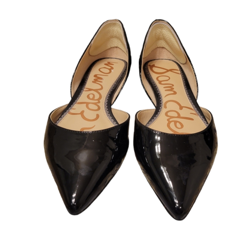 Sam Edelman Rodney Black Patent Leather Ballet Flats Women's Size 7